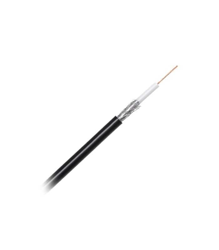 Cablu coaxial RG58 50 ohmi 5mm PVC negru Cabletech
