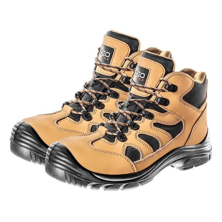 Bocanci de lucru, S3, SRC, protectie compozit, piele nabuc, NEO, marimea