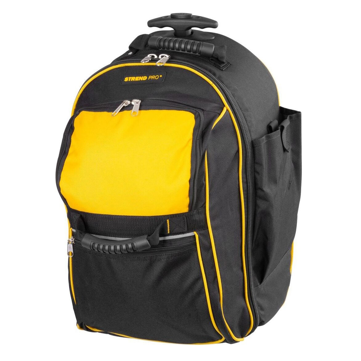 Geanta scule tip ghiozdan, cu maner telescopic, roti, textil, max 20 kg, 36x25x54 cm, Strend Pro — imaginea 2
