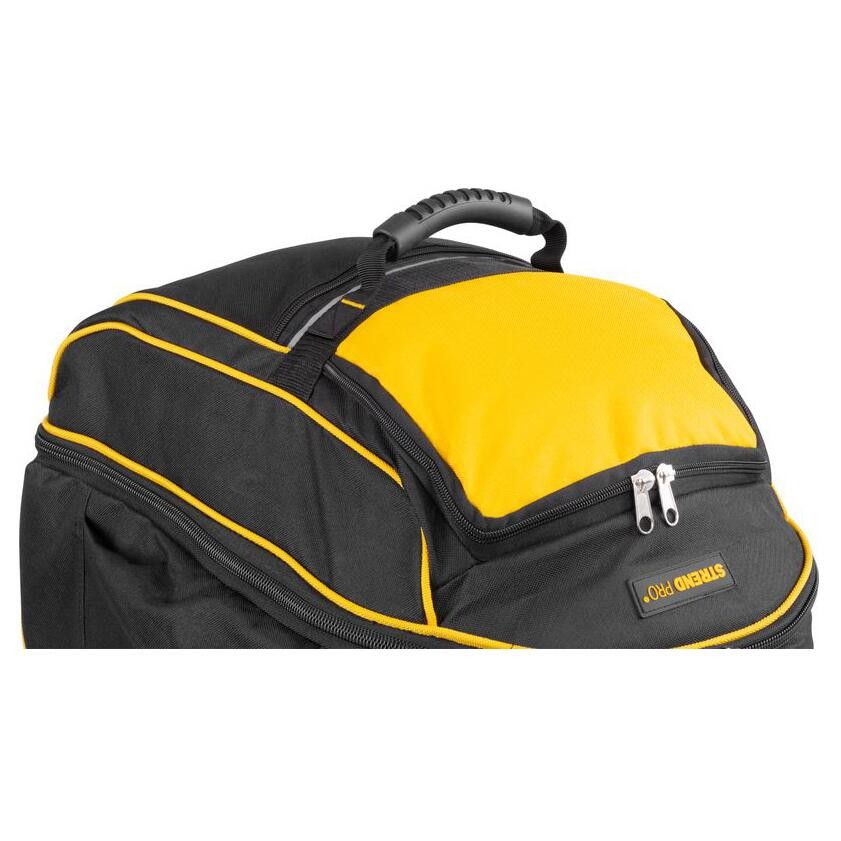 Geanta scule tip ghiozdan, cu maner telescopic, roti, textil, max 20 kg, 36x25x54 cm, Strend Pro — imaginea 4