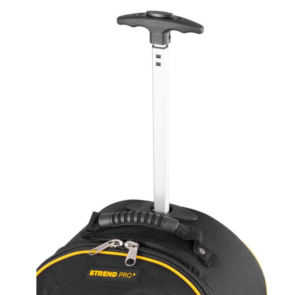 Geanta scule tip ghiozdan, cu maner telescopic, roti, textil, max 20 kg, 36x25x54 cm, Strend Pro — imaginea 5