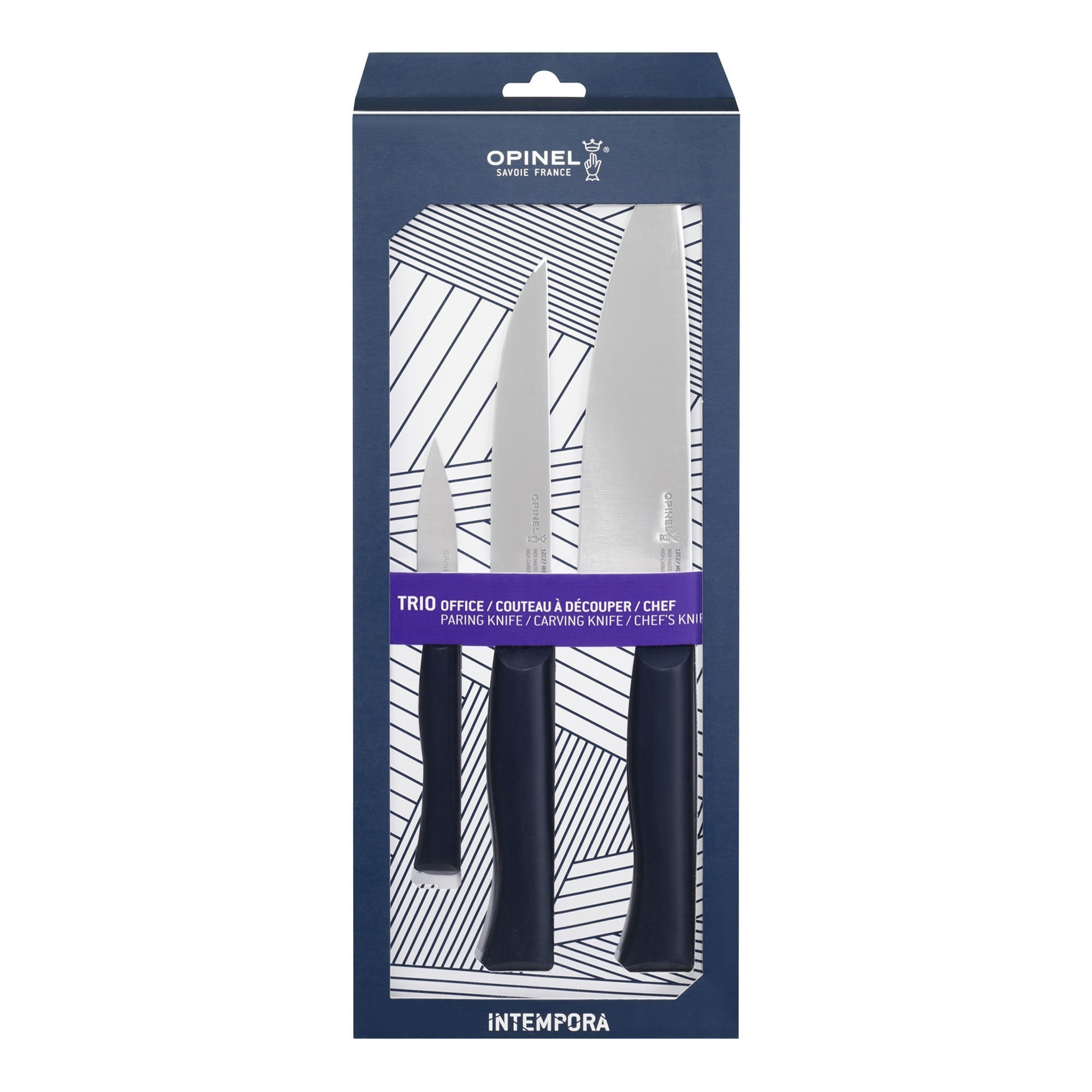 Set cutite 3 piese, inox, "Intempora" - Opinel — imaginea 5