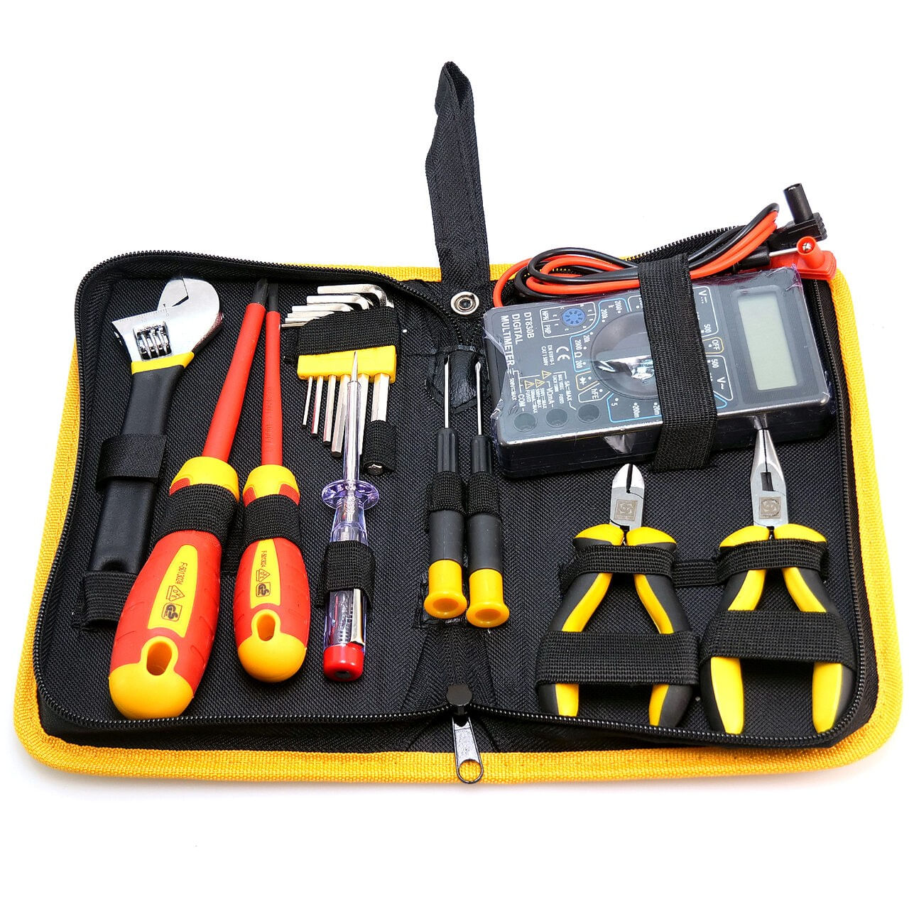 Trusa scule electricieni, set 15 piese — imaginea 2