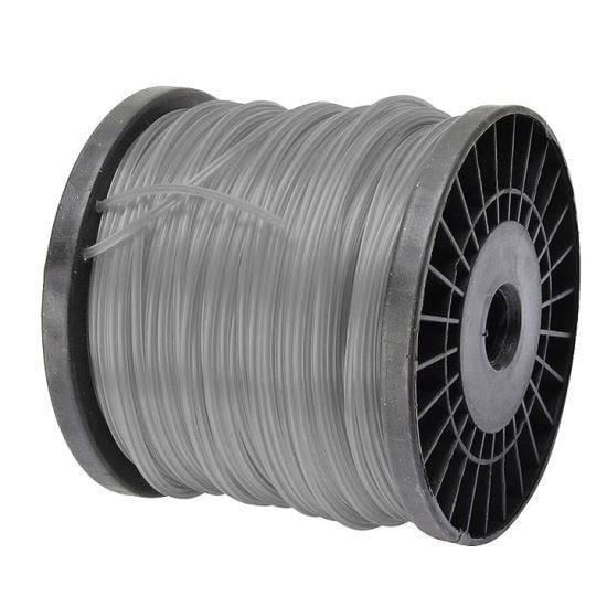 Fir rezerva cositoare, trimmer cu insertie metalica, 2.4 mm x 262 m, Richmann Exclusive