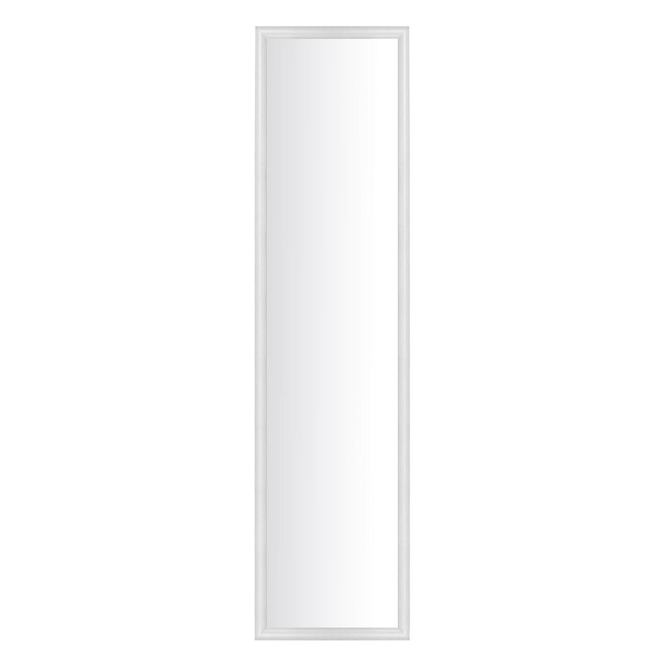 Oglinda de perete, model 34 x 124cm, cadru lemn, culoare alba