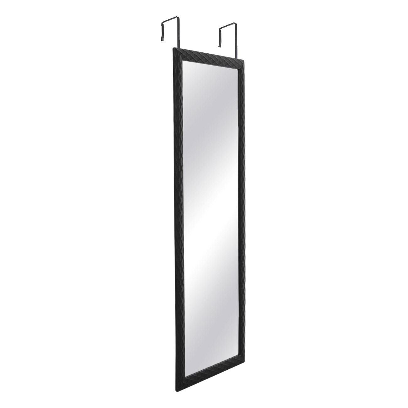 Oglinda usa model romburi, dimensiuni 35 x 95cm, culoare negru