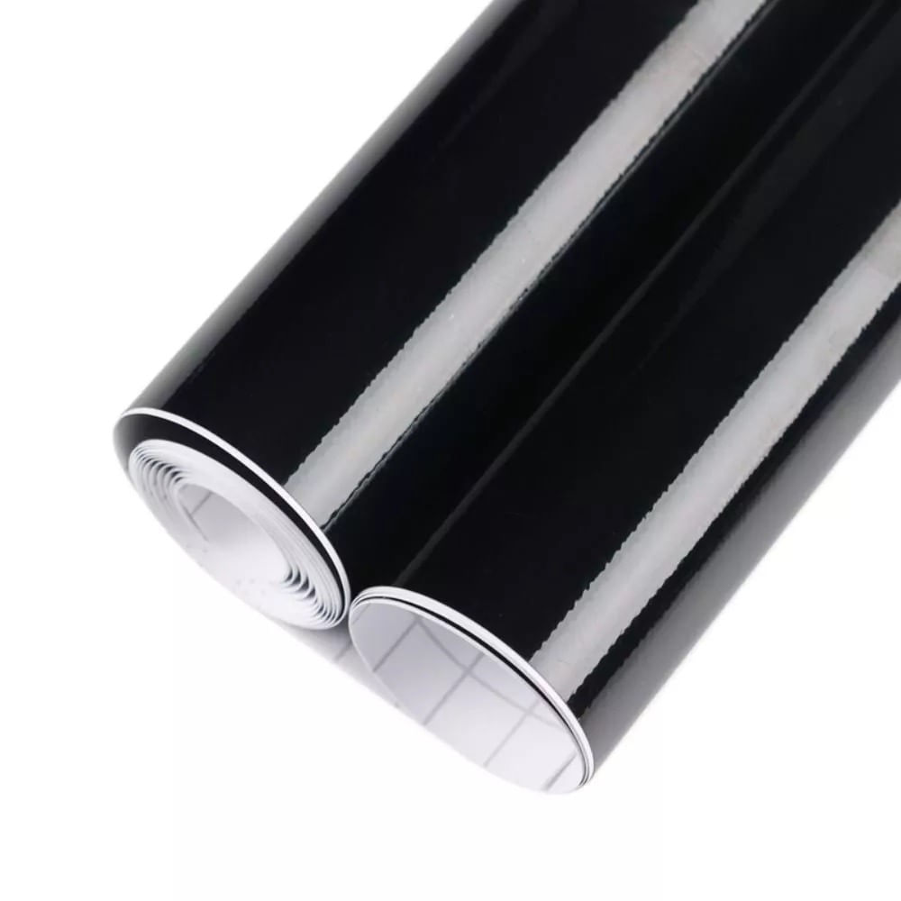Folie auto pentru colantare integrala, Termoplastica, cu tehnologie "BUBBLE FREE", culoare Negru, finisaj Lucios, dimensiune 3,0