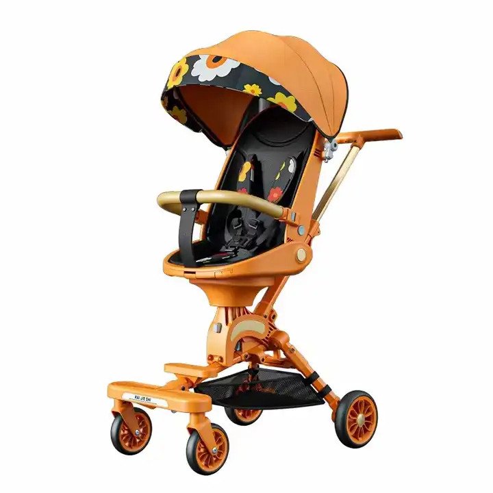 Carucior bebe 0-36 luni, pozitie somn, rotativ 360 grade, protectie UV