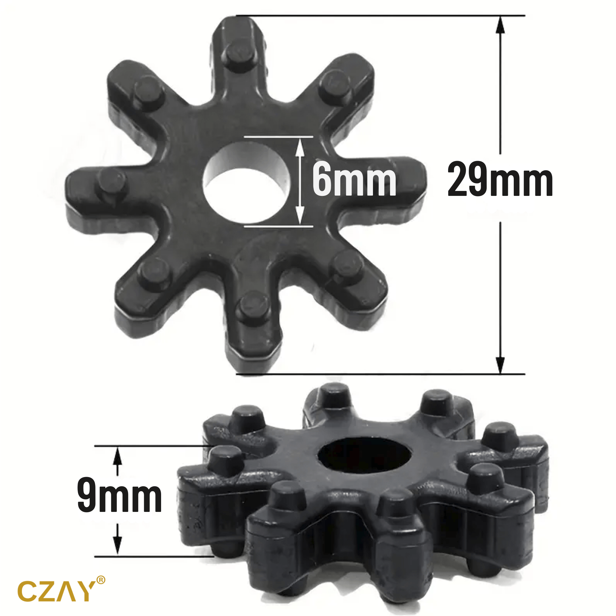 Cupla Coloana Directie CZAY®, Compatibila cu Hyundai si KIA, Montare Usoara, Cod 563152K000FFF, Cauciuc, 29x9x6 mm - 1 | YEO