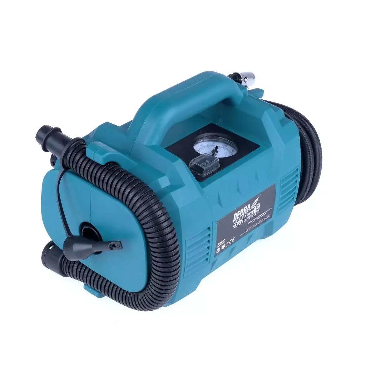 Compresor aer 18v (2Ah,4Ah,6Ah -Li-ion), 10BAR , SAS+ALL, DEDRA — imaginea 4