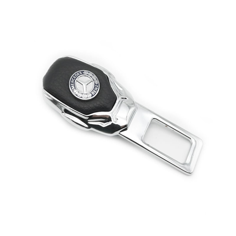 Set 2x Adaptoare Centura Siguranta Falsa MRG M1089, Piele Chrome Mercedes - 1 | YEO