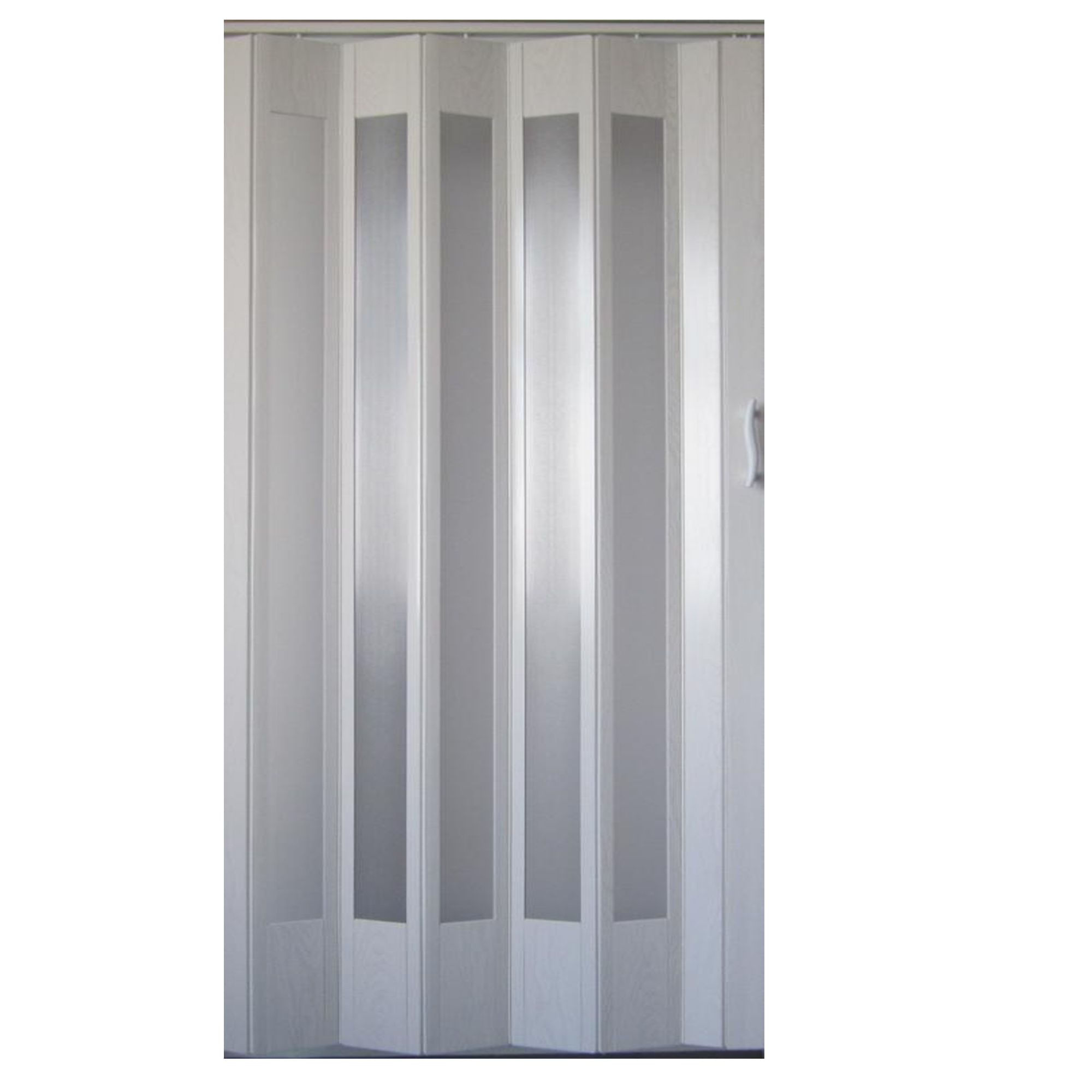 Usa plianta Vista Flex, material pvc, culoare Alb fume, 85x203cm