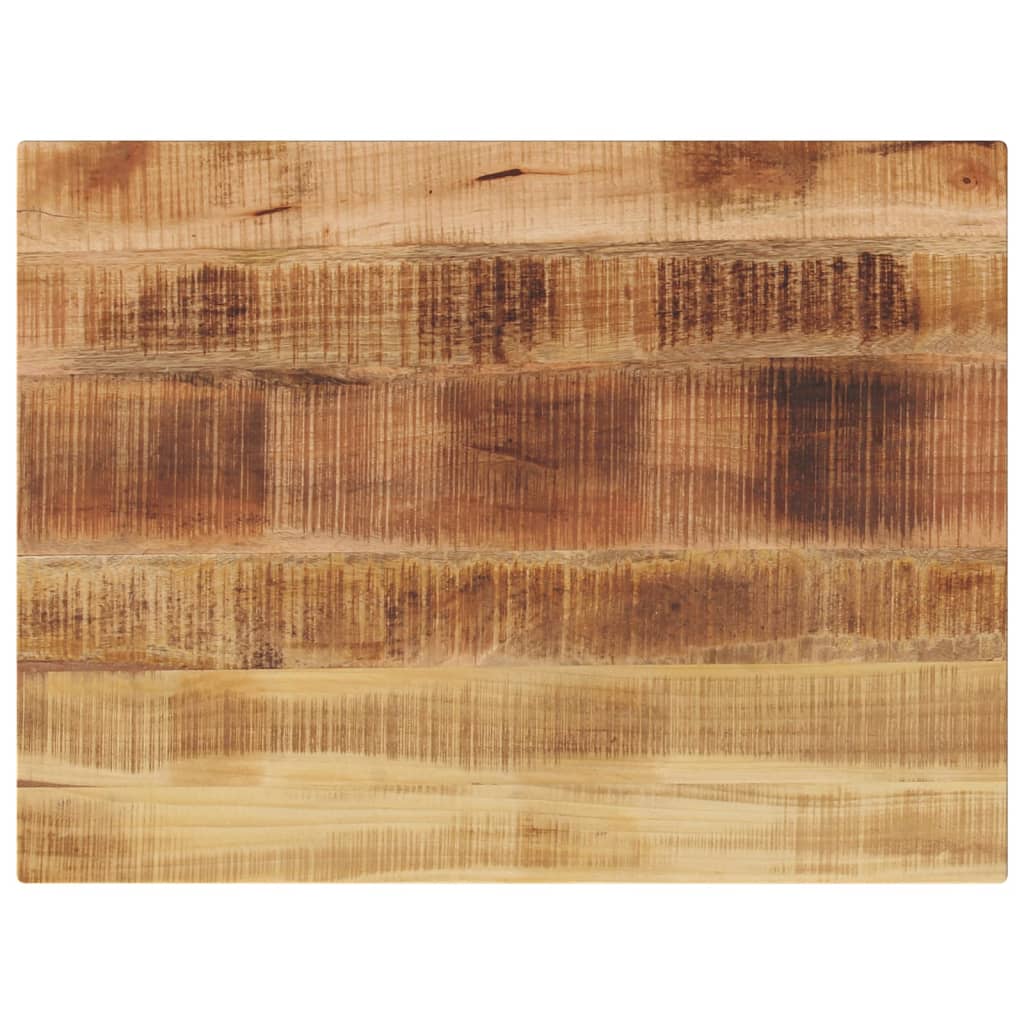 Blat masa, 90x50x3,8 cm, dreptunghiular, lemn masiv mango brut
