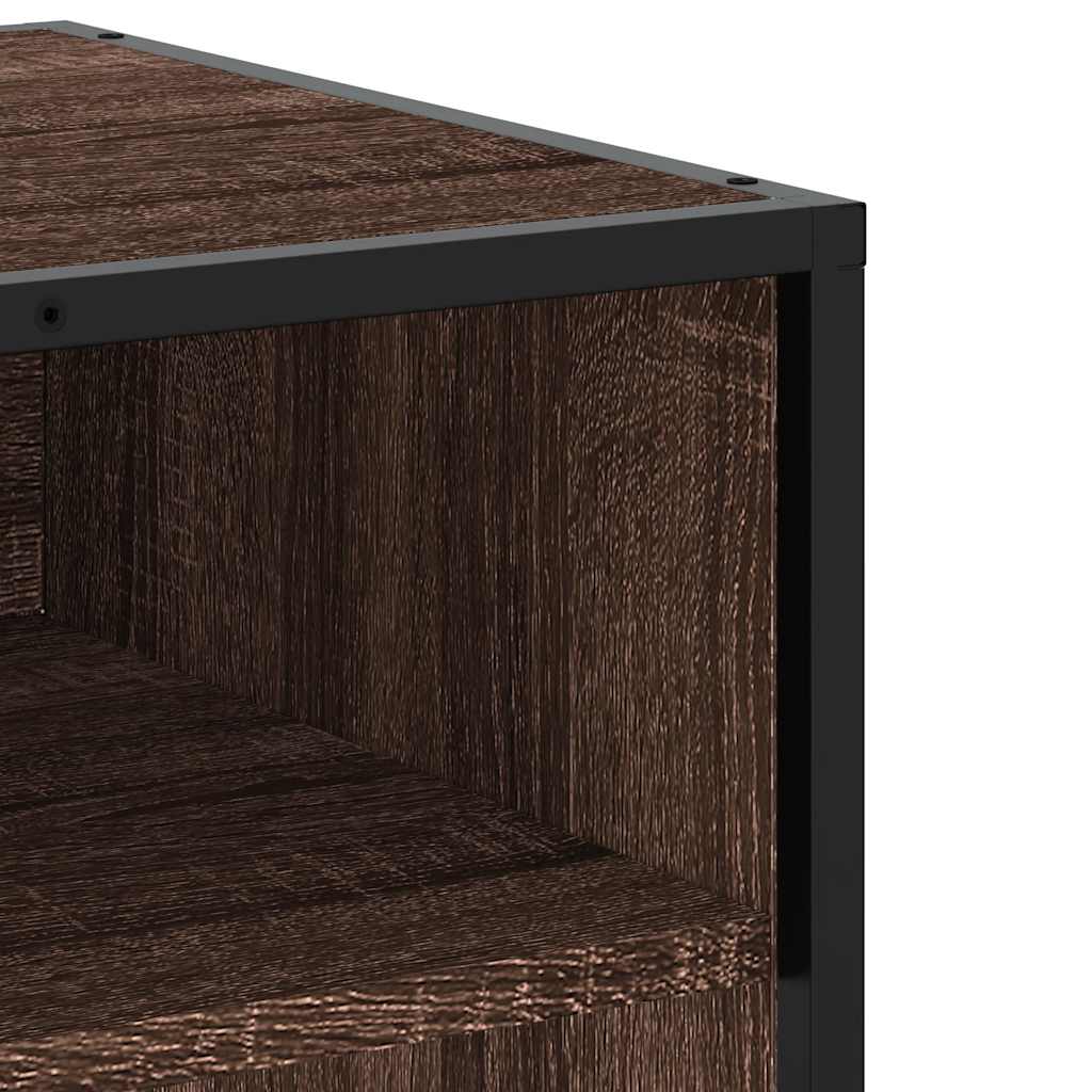 Comoda TV, stejar maro, 270x40x46 cm, lemn prelucrat — imaginea 7