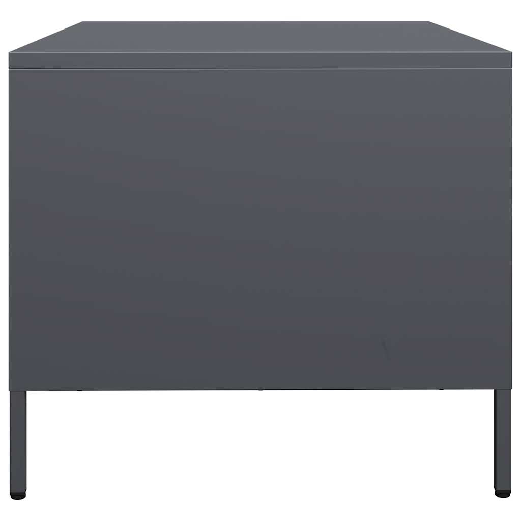 Masuta de cafea, antracit 101,5x50x43,5 cm otel laminat la rece — imaginea 6