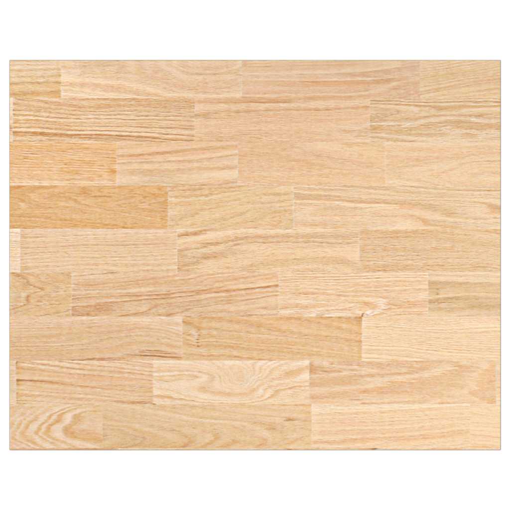 Blat de bucatarie lemn masiv de stejar dreptunghiular, mărime 80x63.5x4 cm
