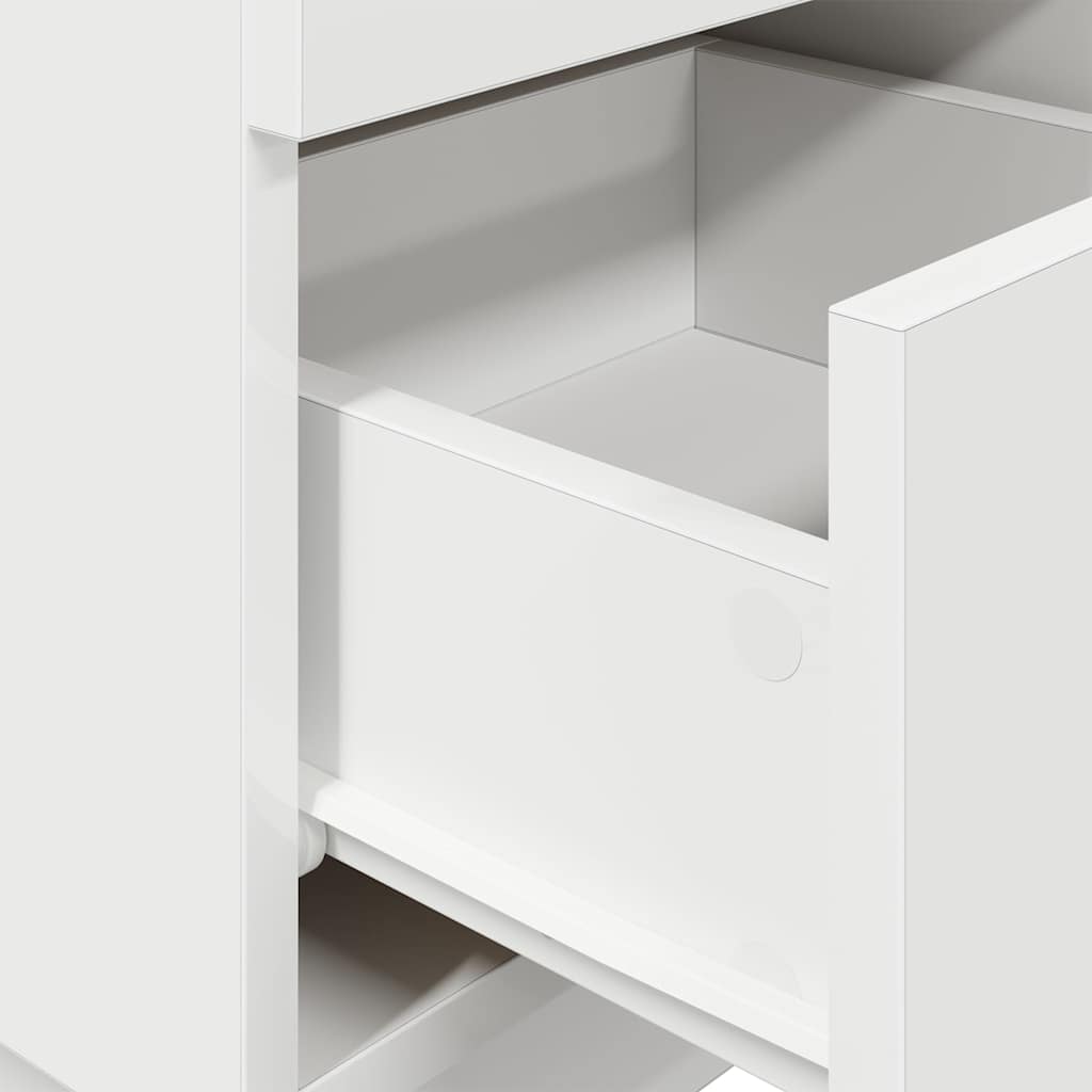 Noptiera cu 2 sertare alb 36x36x68 cm, cantitate în pachet: 2 — imaginea 9