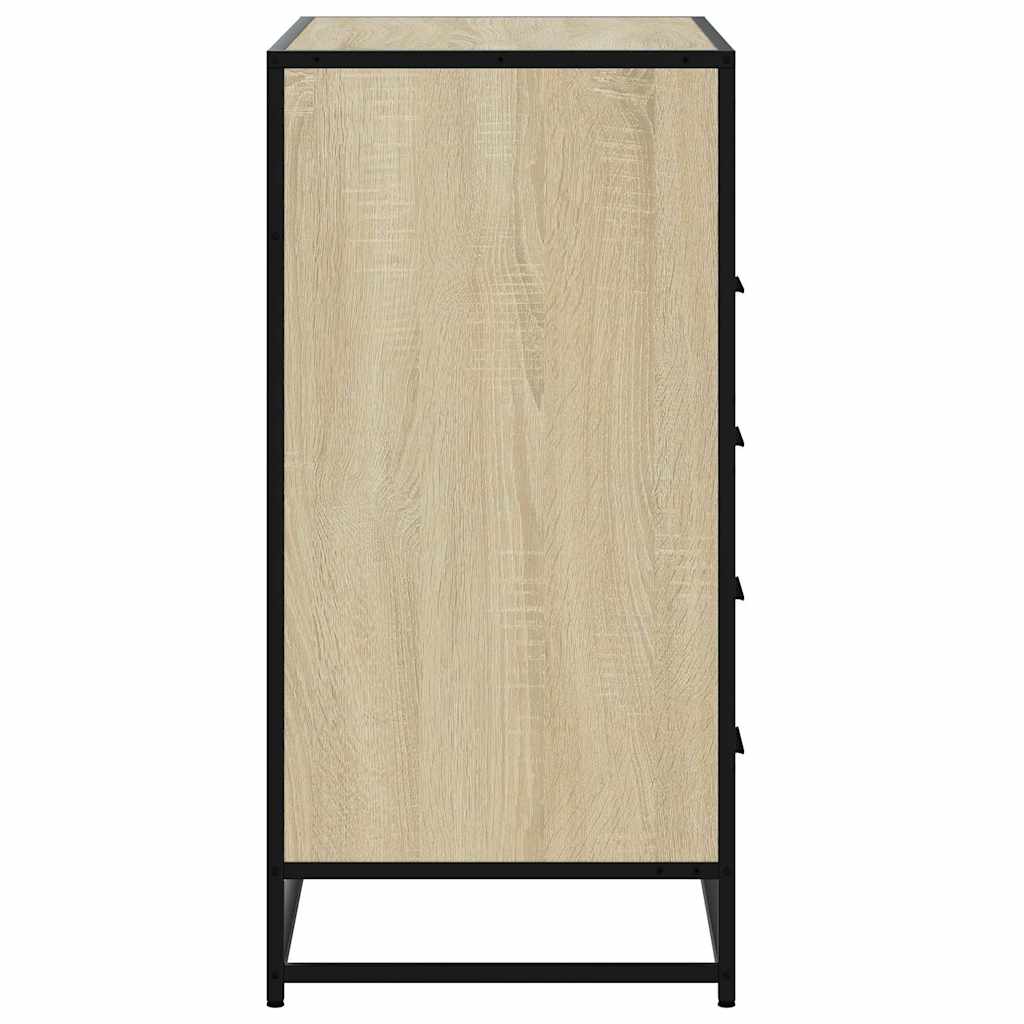 Dulap cu sertare, stejar sonoma, 70x41x70 cm, lemn compozit — imaginea 6
