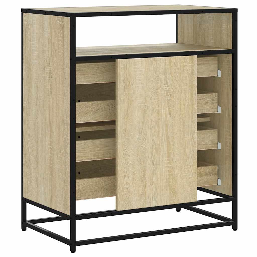 Dulap cu sertare, stejar sonoma, 70x41x70 cm, lemn compozit — imaginea 7