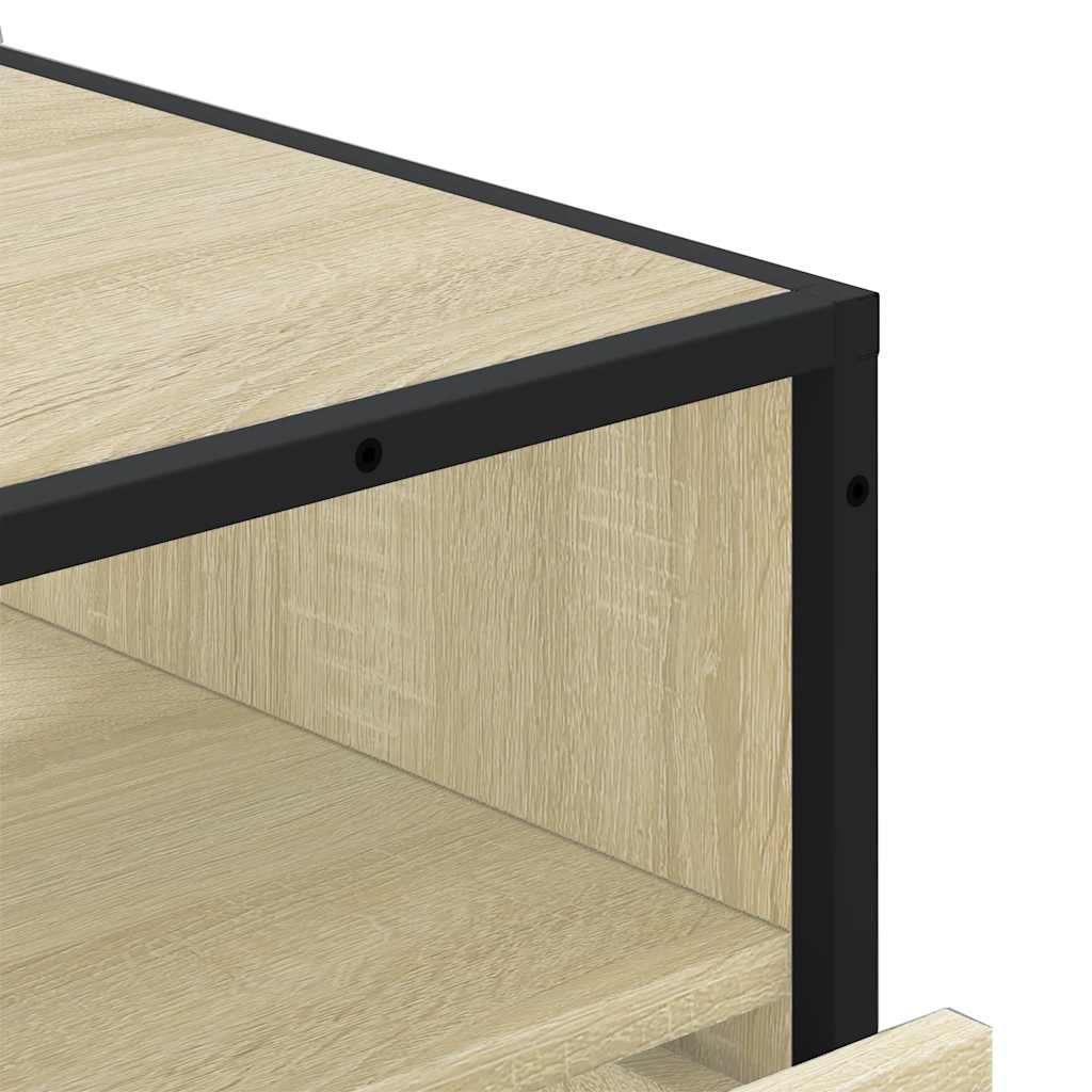 Dulap cu sertare, stejar sonoma, 70x41x70 cm, lemn compozit — imaginea 8