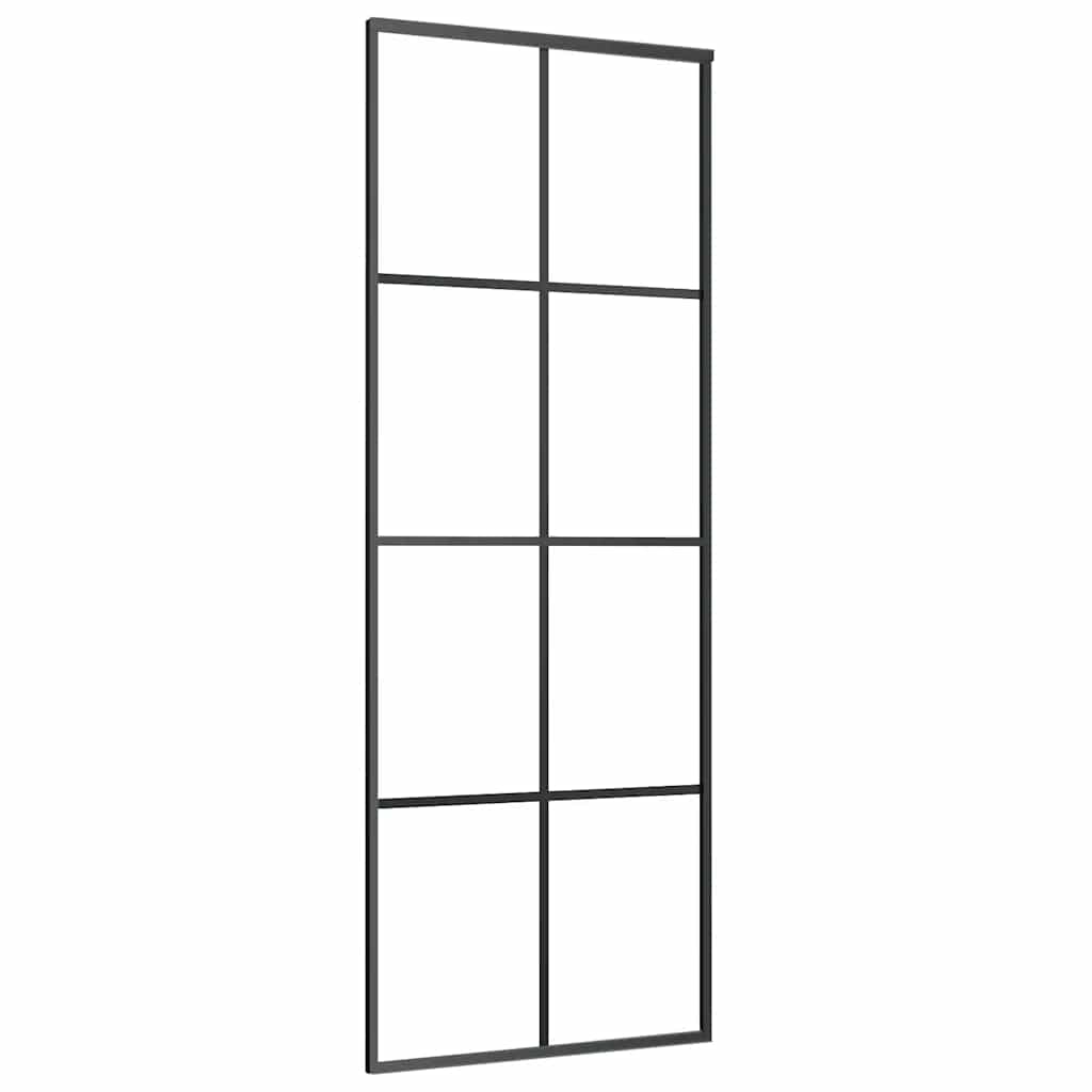 Usa glisanta cu set feronerie, 76x205 cm, sticla ESG/aluminiu — imaginea 4