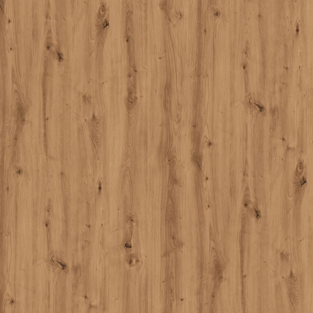 Noptiera cu picioare metalice, stejar artizanal, 40x35x69 cm — imaginea 9