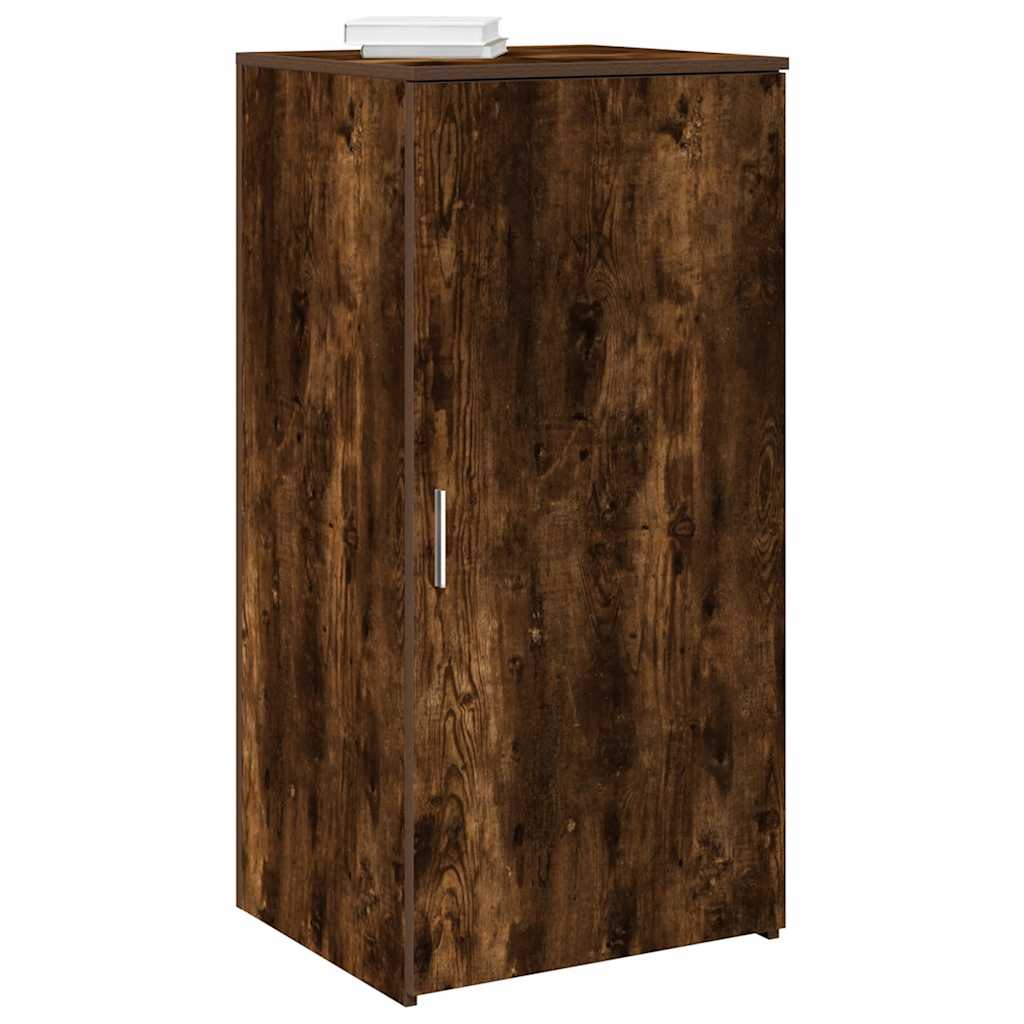 Dulap depozitare stejar fumuriu 50x45x103,5 cm lemn prelucrat — imaginea 2
