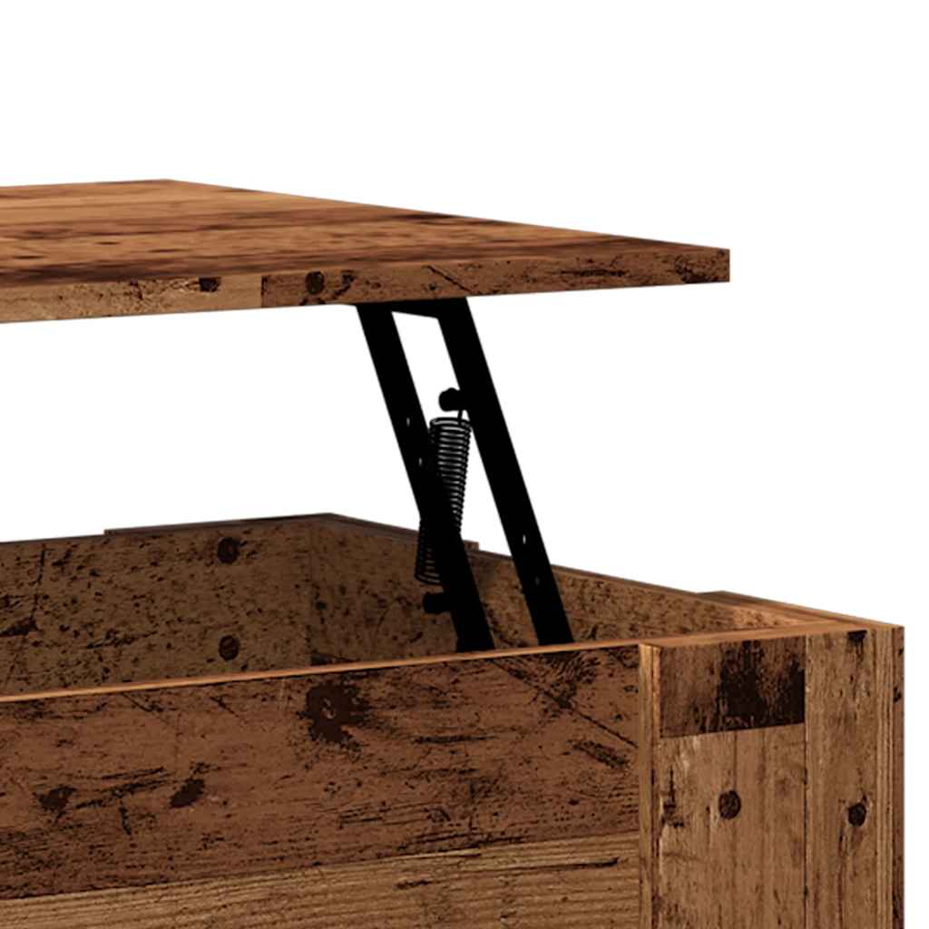 Masuta de cafea Lemn vechi 79x49x41 cm Lemn prelucrat — imaginea 10
