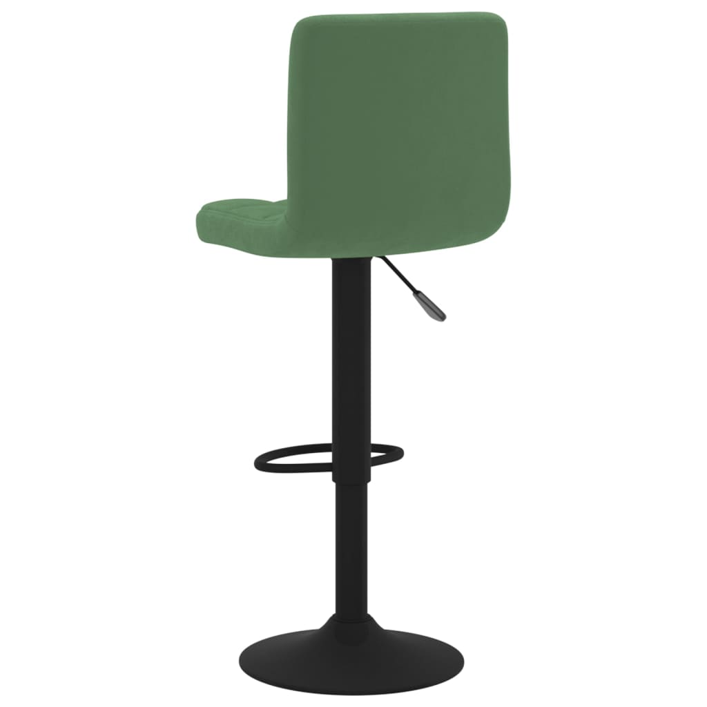 Scaun de bar, verde inchis, catifea — imaginea 5