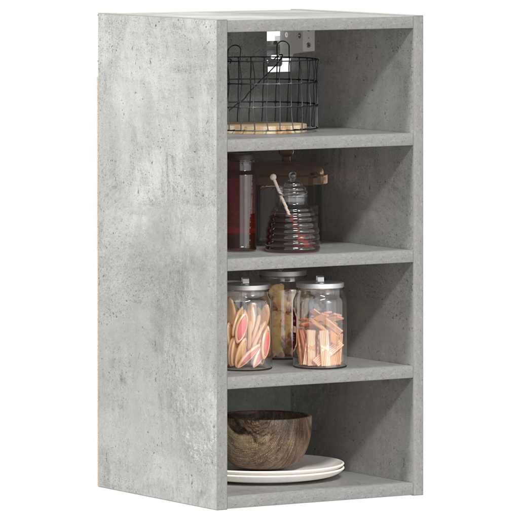 Dulap suspendat, gri beton, 30x29,5x60 cm, PAL — imaginea 2