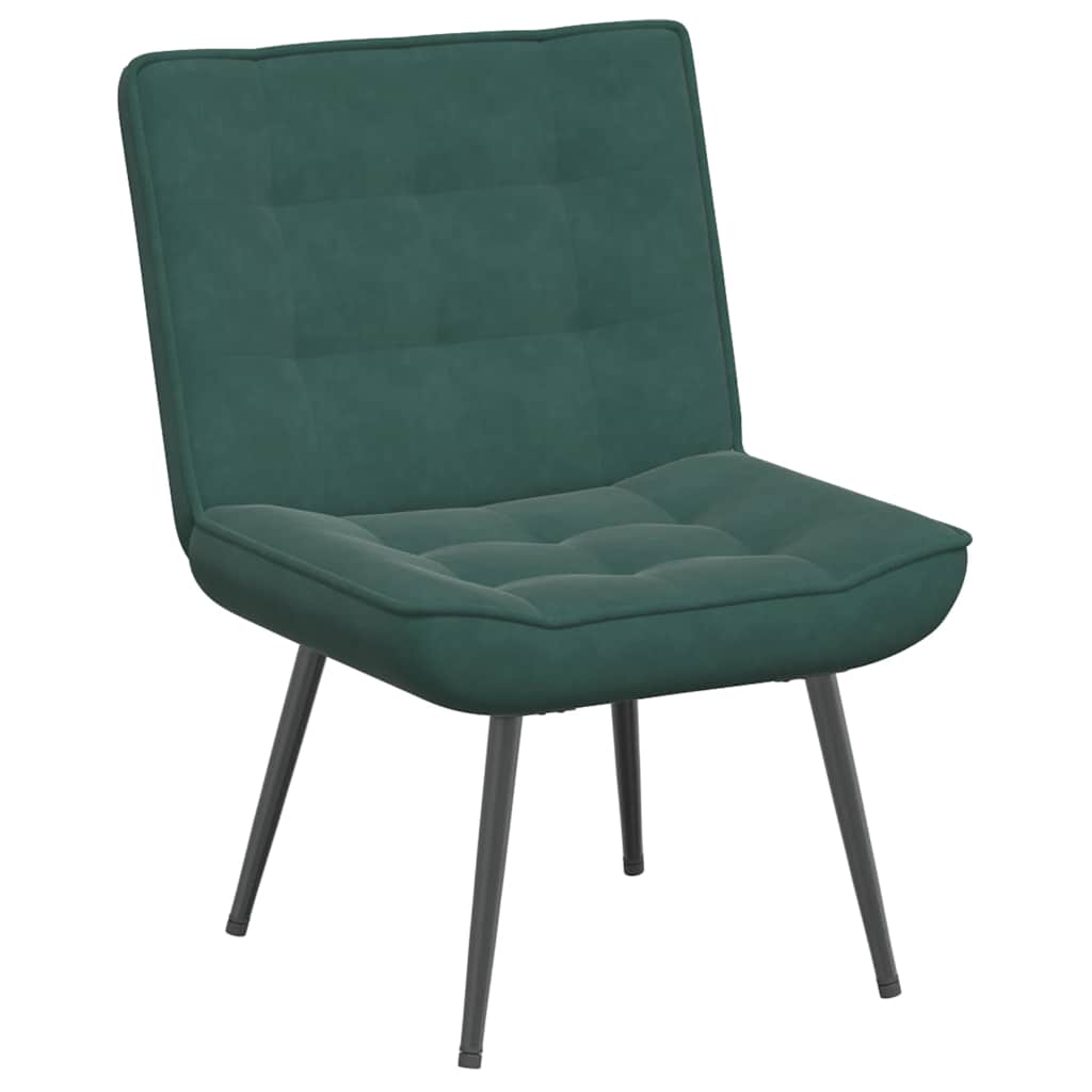 Scaun de relaxare Verde inchis 64x74x84 cm catifea