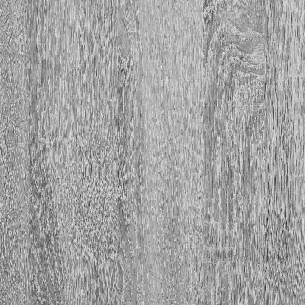 Dulap nalt gri Sonoma 35,5x35x139 cm lemn prelucrat — imaginea 10