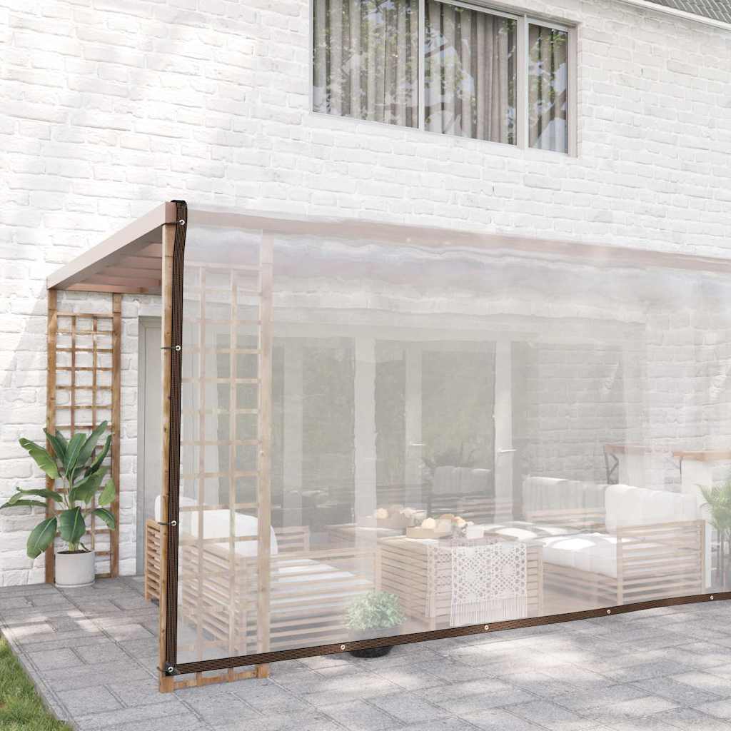Prelata transparenta cu ochiuri 5x12 m polietilena — imaginea 2