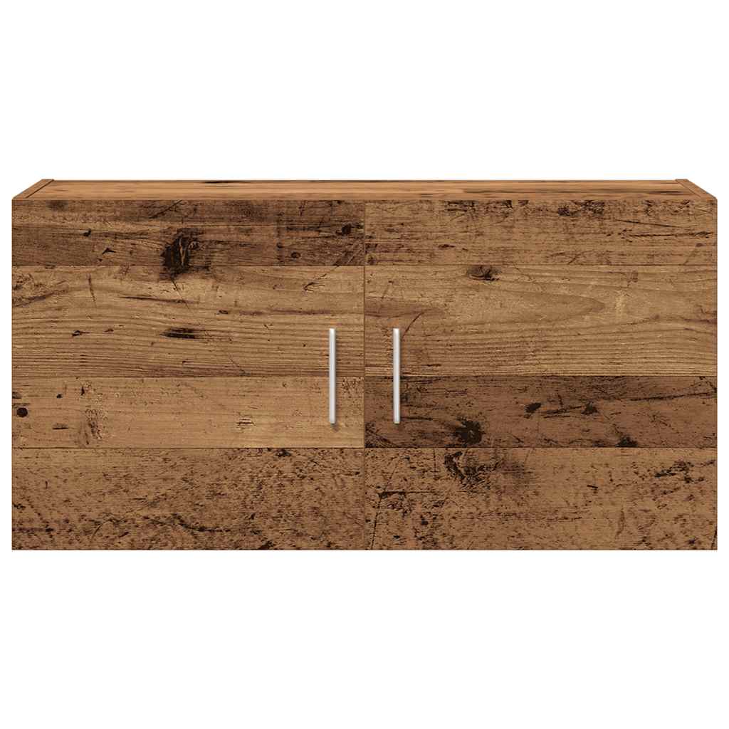 Dulap de perete din lemn vechi 80x39x40 cm din lemn prelucrat — imaginea 4