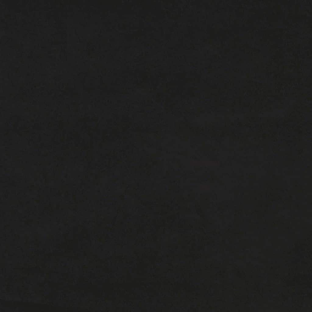 Sezlong cu cotiera dreapta catifea neagra — imaginea 8