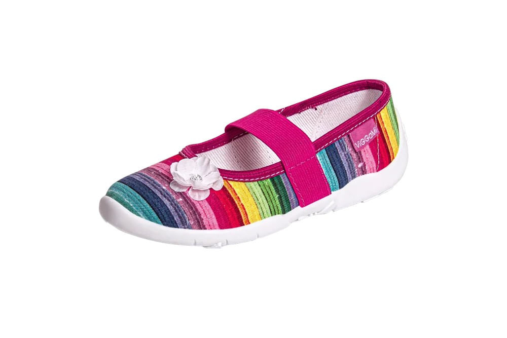 Pantofi cu interior de bumbac pentru fetite Vi-GGa-Mi Ilona Ornament - imagine 3