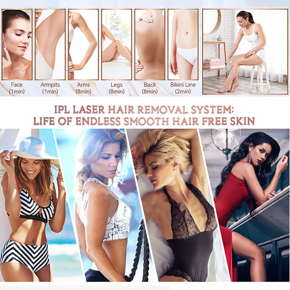Epilator IPL BHRL-04,epilare definitiva fara durere, rejuvenare corporala, 9 trepte de intensitate - 1 | YEO