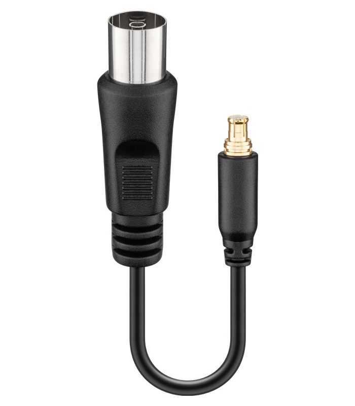 Adaptor antena DVB-T Coaxial mama - MCX tata Goobay
