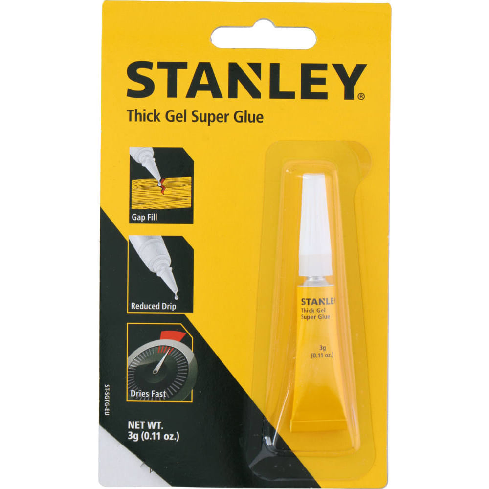 Adeziv gel (super glue) Stanley 00196196, 3 g