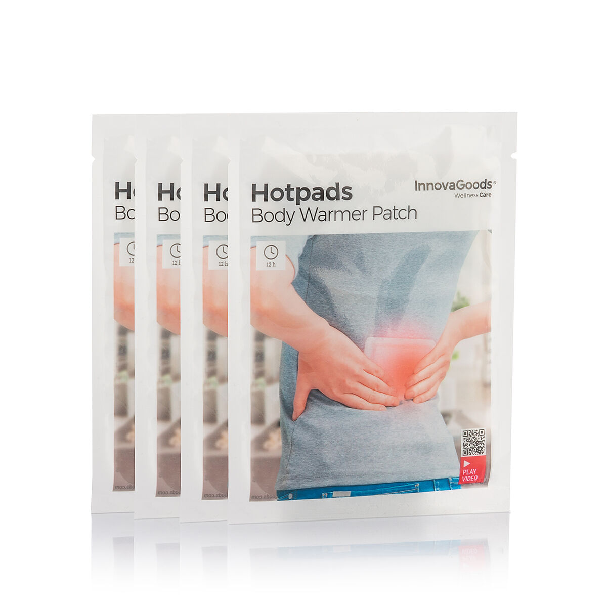 Plasturi termici adezivi pentru corp Hotpads InnovaGoods (Pachet de 4) - 2 | YEO