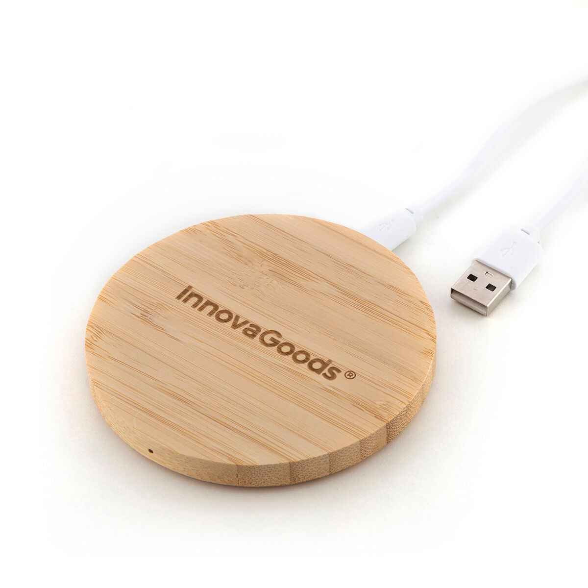 Incarcator wireless din bambus Wirber InnovaGoods - 2 | YEO