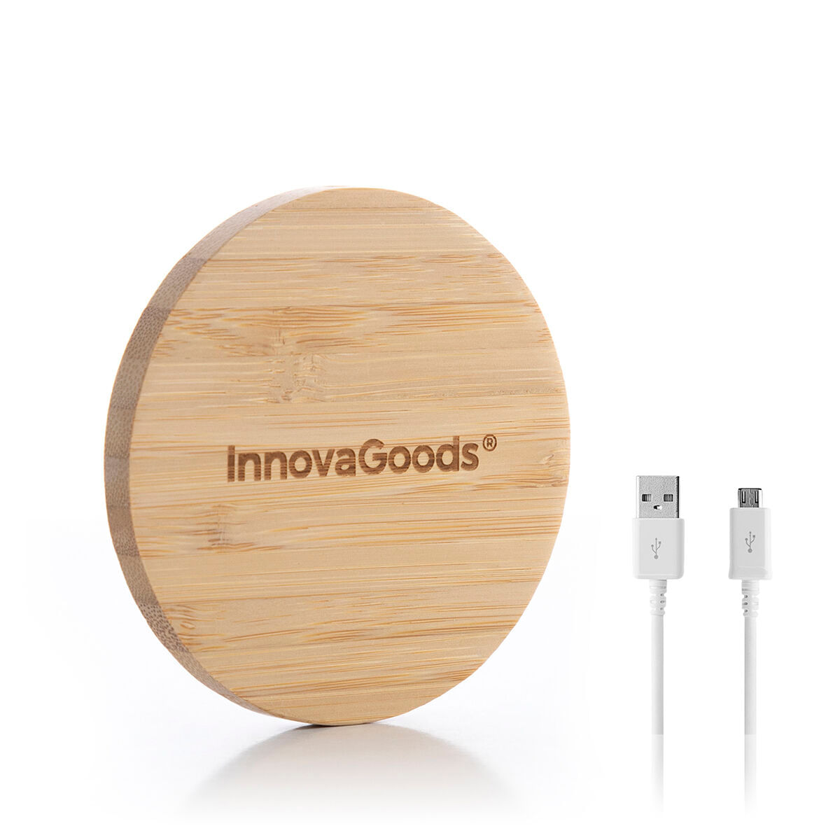 Incarcator wireless din bambus Wirber InnovaGoods - 3 | YEO
