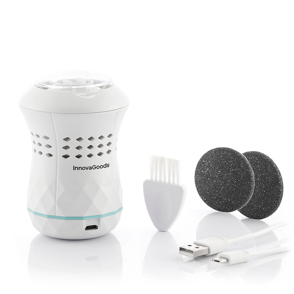 Pila de pedichiura reincarcabila cu aspirator integrat Sofeem InnovaGoods - 3 | YEO