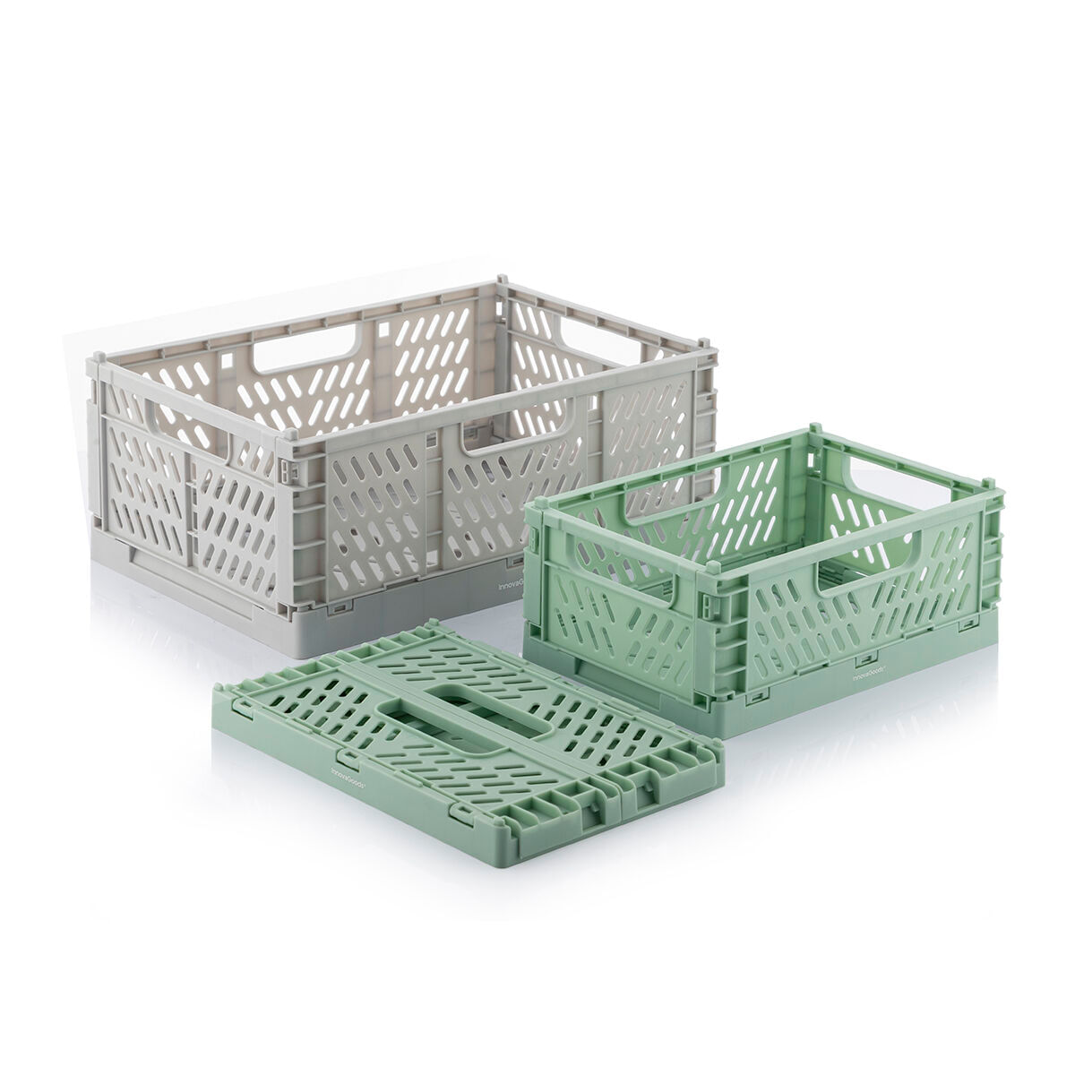 Set de 3 cutii organizatoare pliabile si stivuibile Boxtor InnovaGoods - 3 | YEO