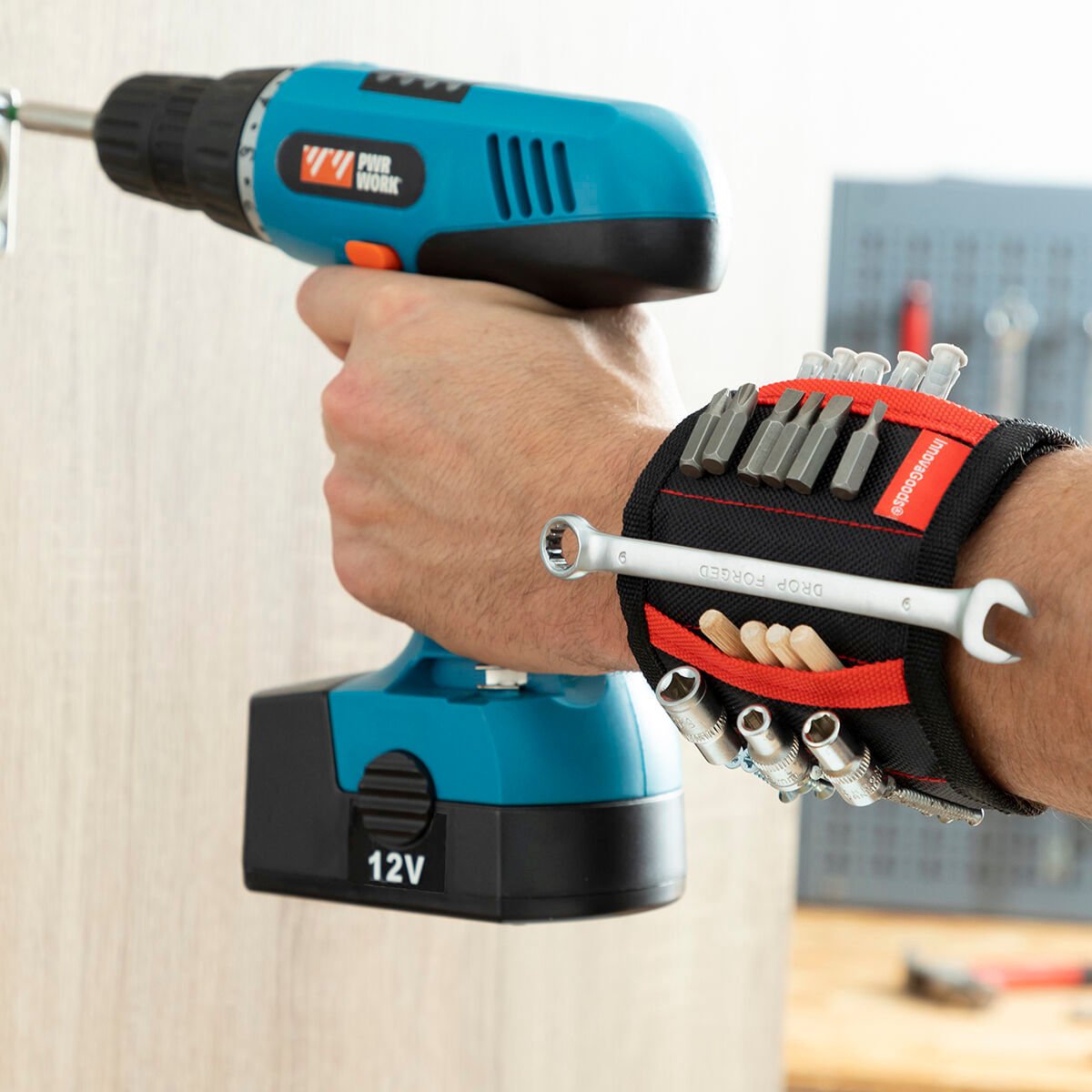 Bratara magnetica pentru bricolaj WrisTool InnovaGoods