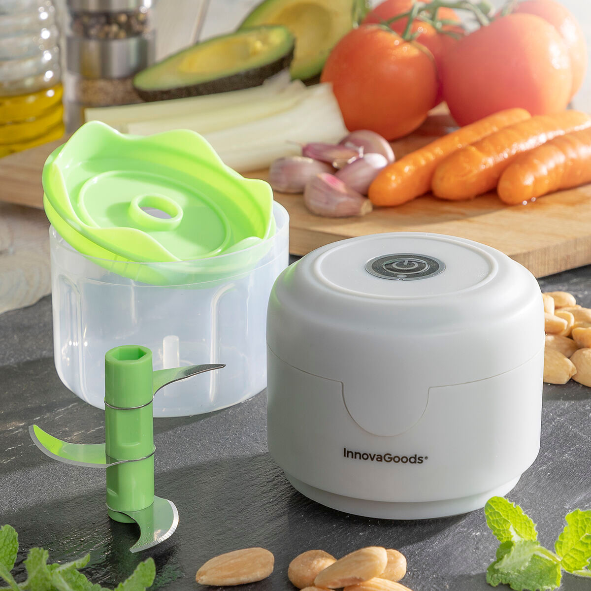Mini tocator portabil reincarcabil Echoppie InnovaGoods