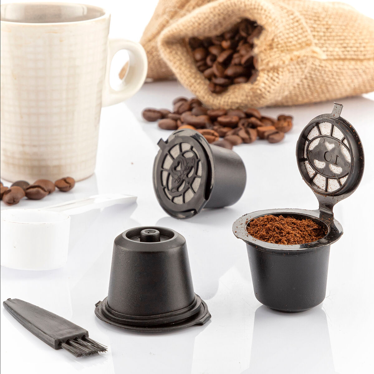 Set de 3 capsule de cafea reutilizabile Recoff InnovaGoods - 3 | YEO