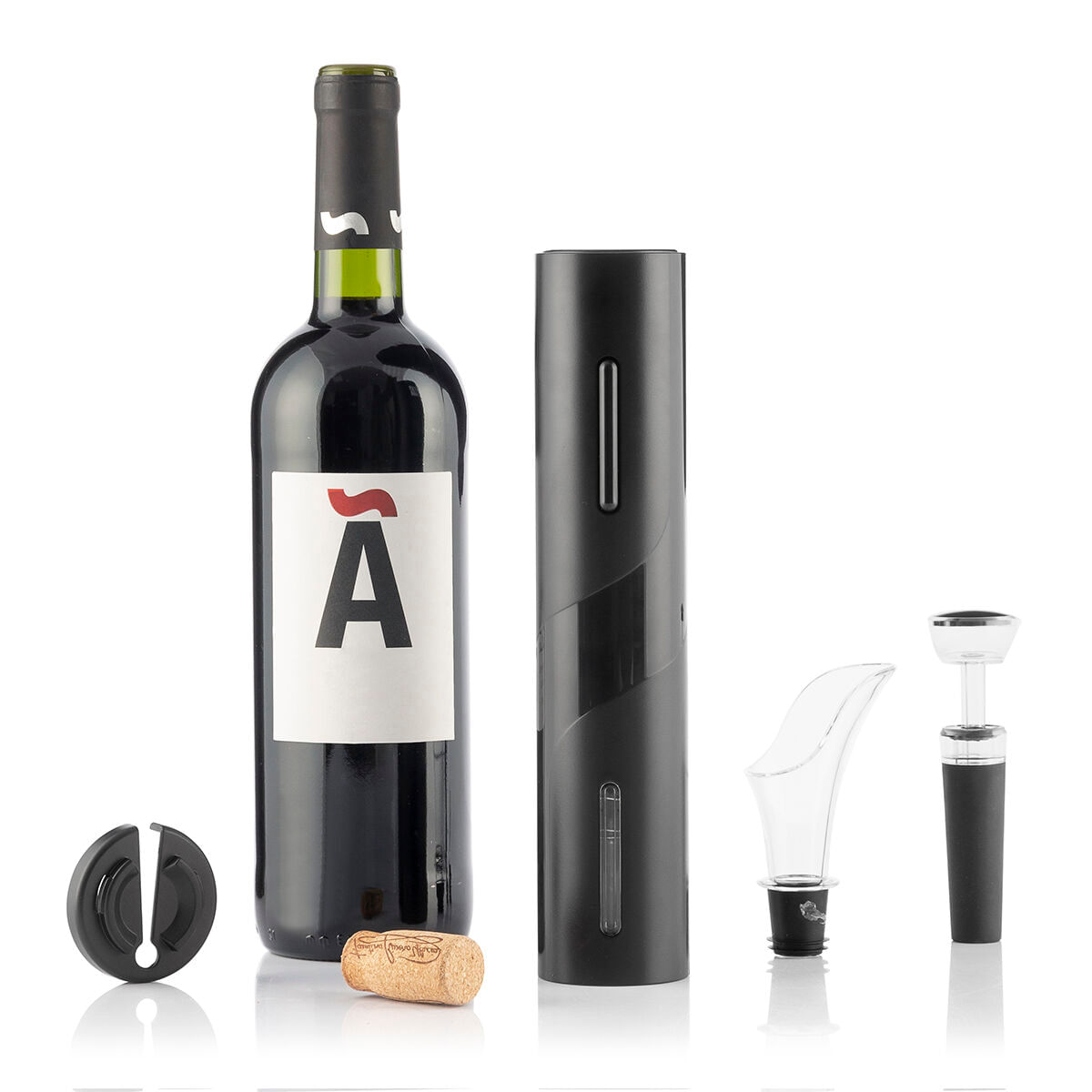 Tirbuson electric cu accesorii pentru vin Corking InnovaGoods - 4 | YEO