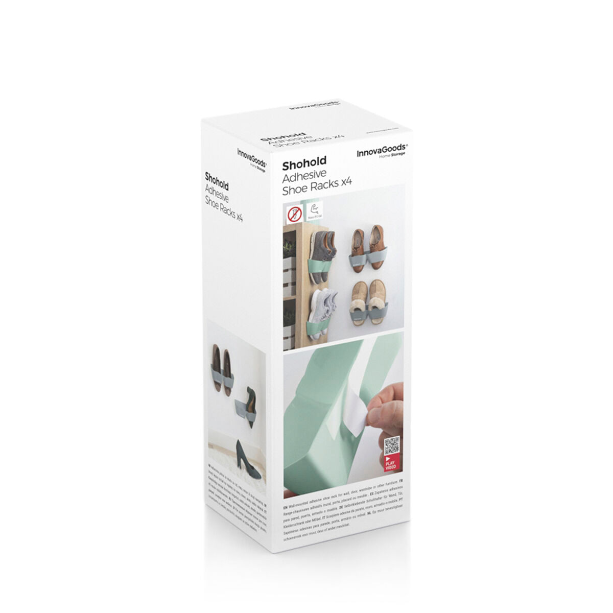 Suporturi pentru pantofi cu adeziv Shohold InnovaGoods Pachet de 4 de unitati - 1 | YEO