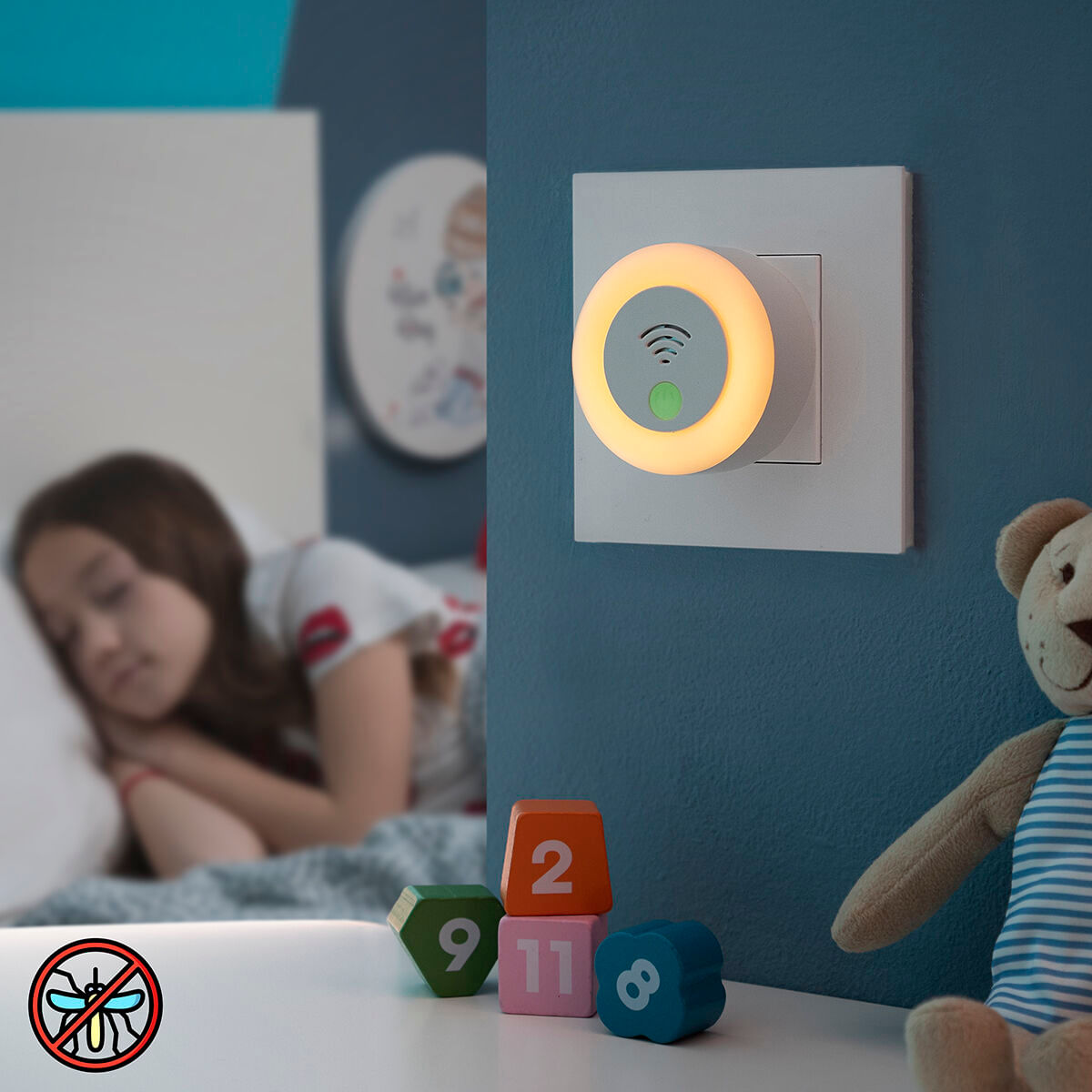 Respingator cu ultrasunete cu LED KL Litto InnovaGoods